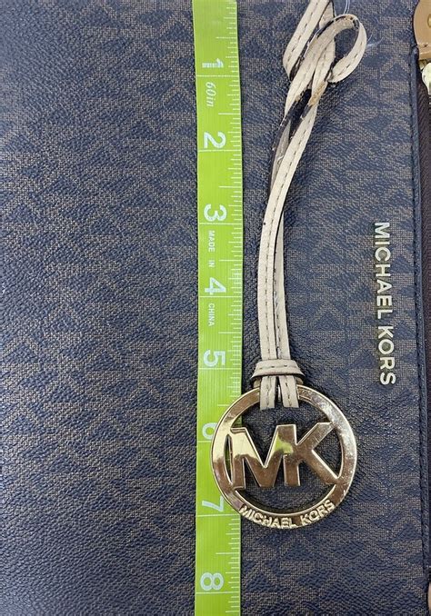 buy real michael kors logo charm with brown leather strap|MICHAEL KORS GOLD MK LOGO CHARM / ACORN BROWN .